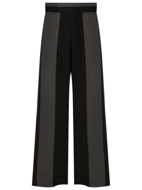 Handred striped wide-leg trousers