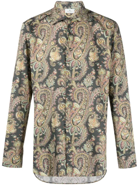 ETRO paisley-print cotton shirt 