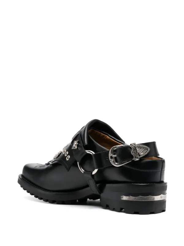 Toga Virilis Studded 40mm Leather Loafers - Farfetch