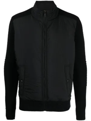 Moncler ribbed sleeve outlet padded jacket