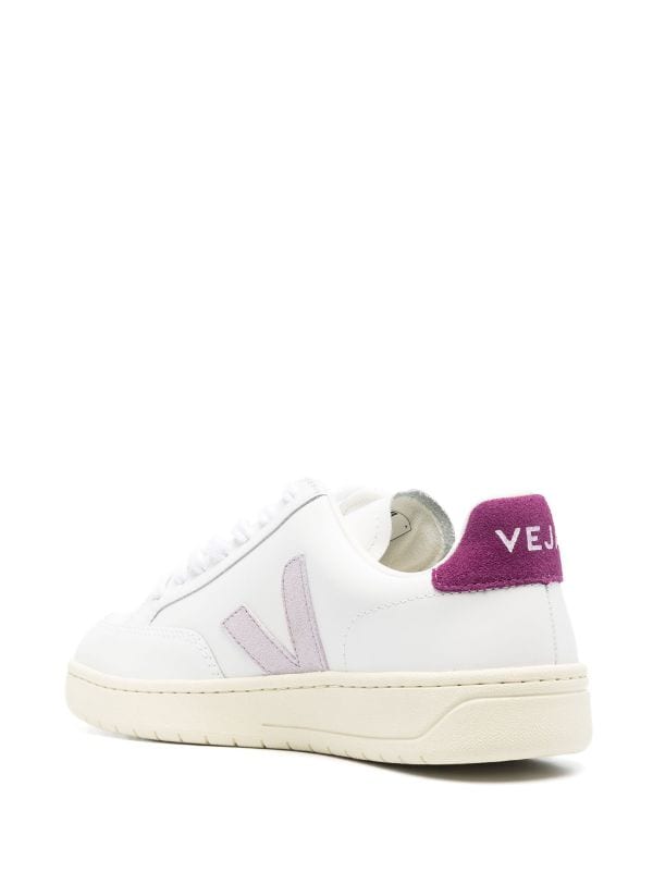 Veja v12 discount white guimauve marsala