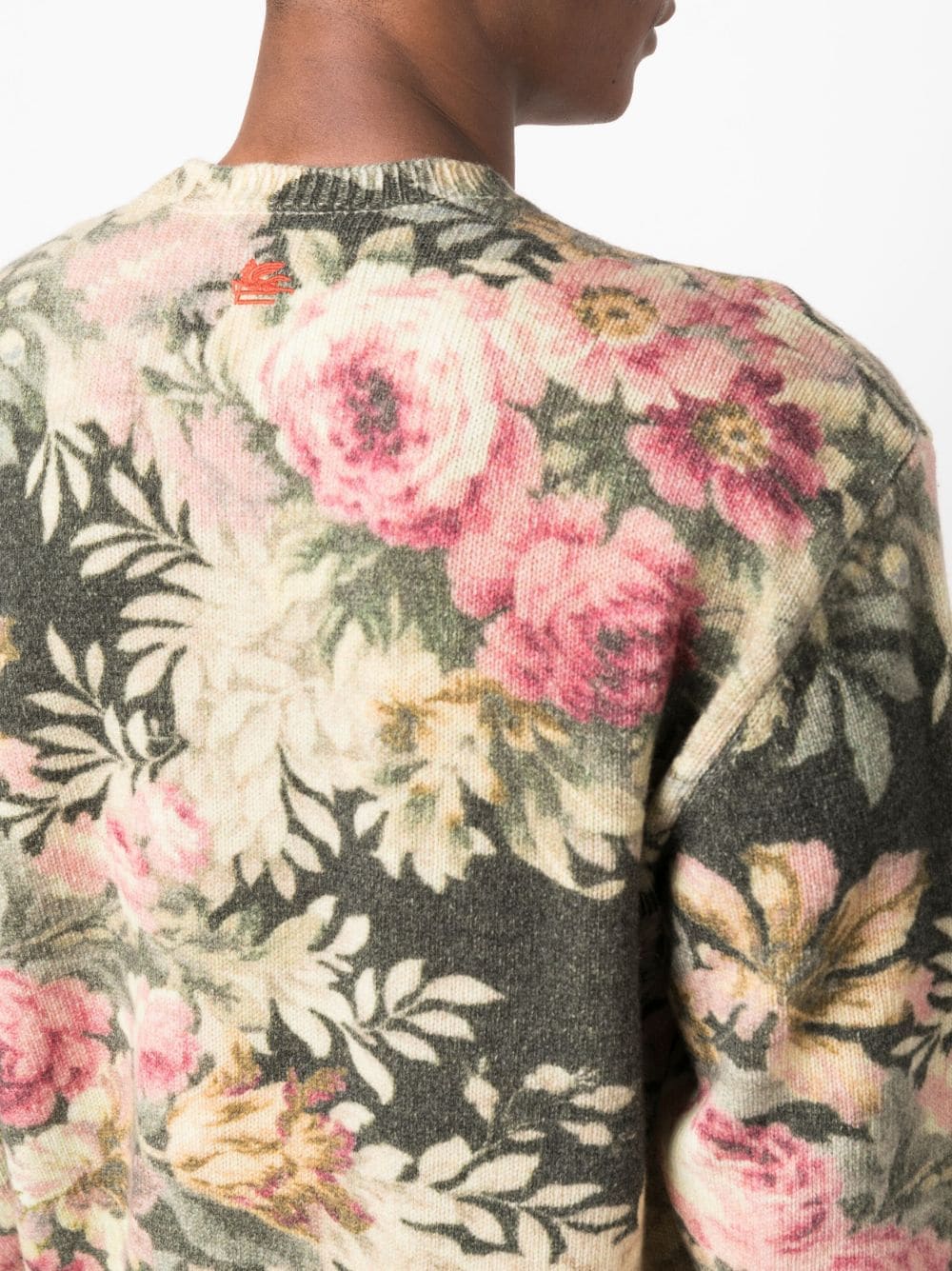 ETRO floral print Wool Jumper Farfetch