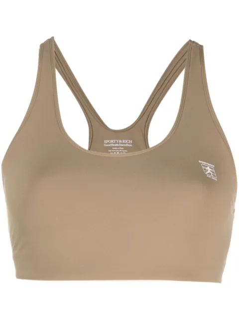 Sporty & Rich cropped stretch top