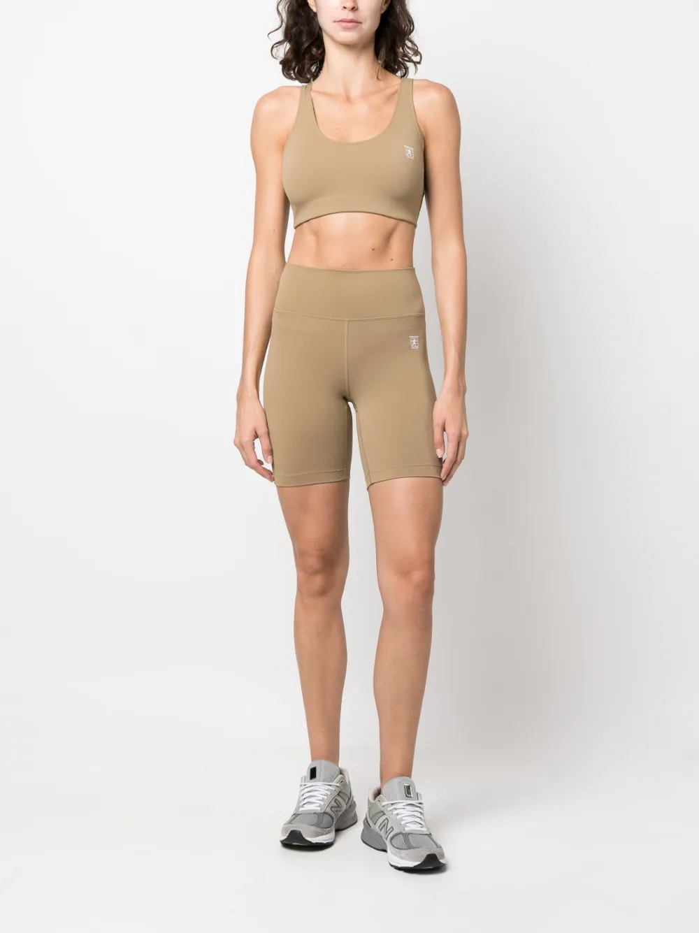 Sporty & Rich high-waist stretch shorts
