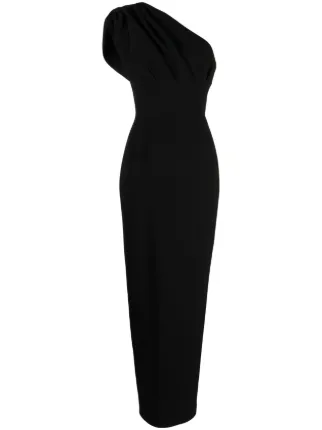 Rachel Gilbert Winnie one-shoulder Gown Dress | Black | FARFETCH RO Rachel Gilbert Winnie one-shoulder Gown Dress | Black | FARFETCH RO