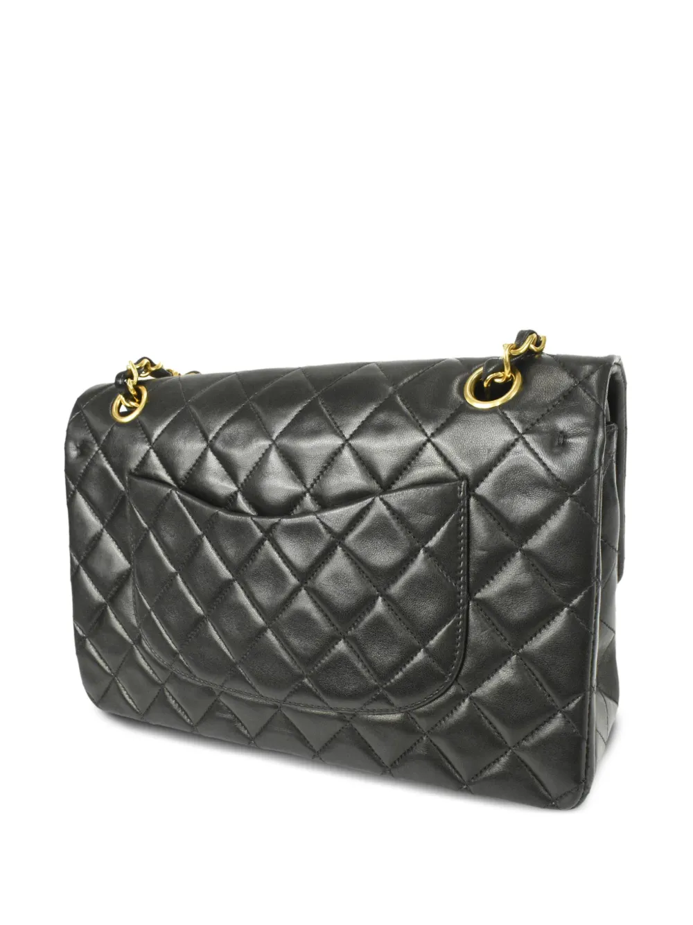 CHANEL Pre-Owned 1995 Double Flap medium schoudertas - Zwart