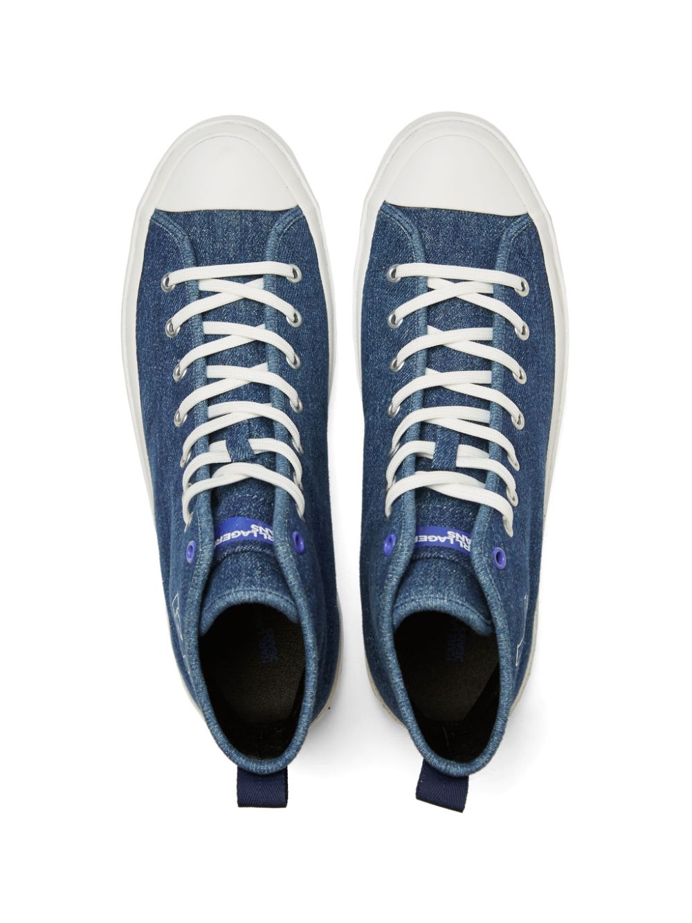 Karl Lagerfeld Jeans KLJ Vulc hi-top sneakers Blue