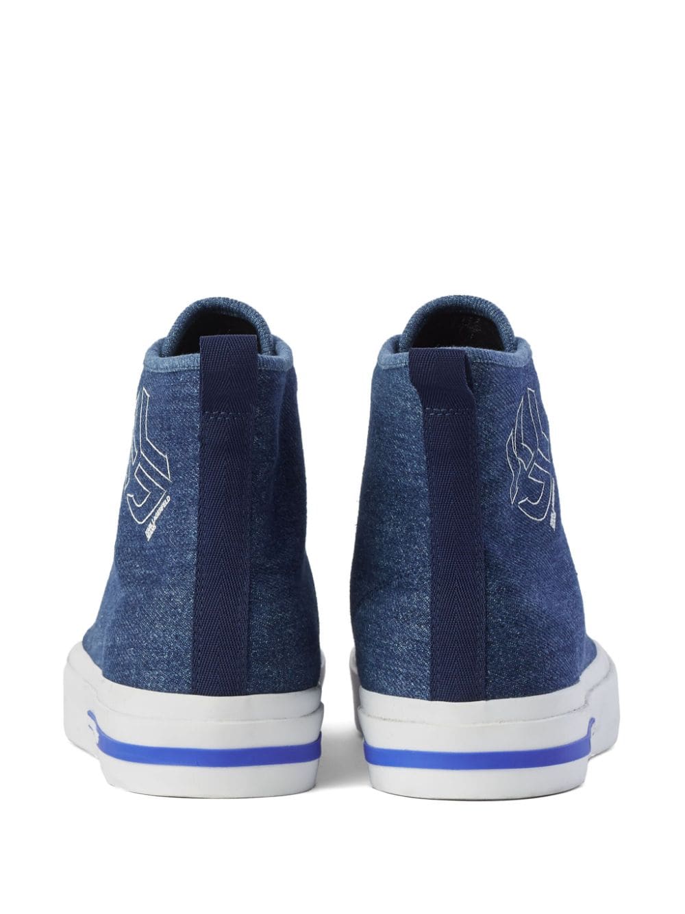 Karl Lagerfeld Jeans KLJ Vulc hi-top sneakers Blue