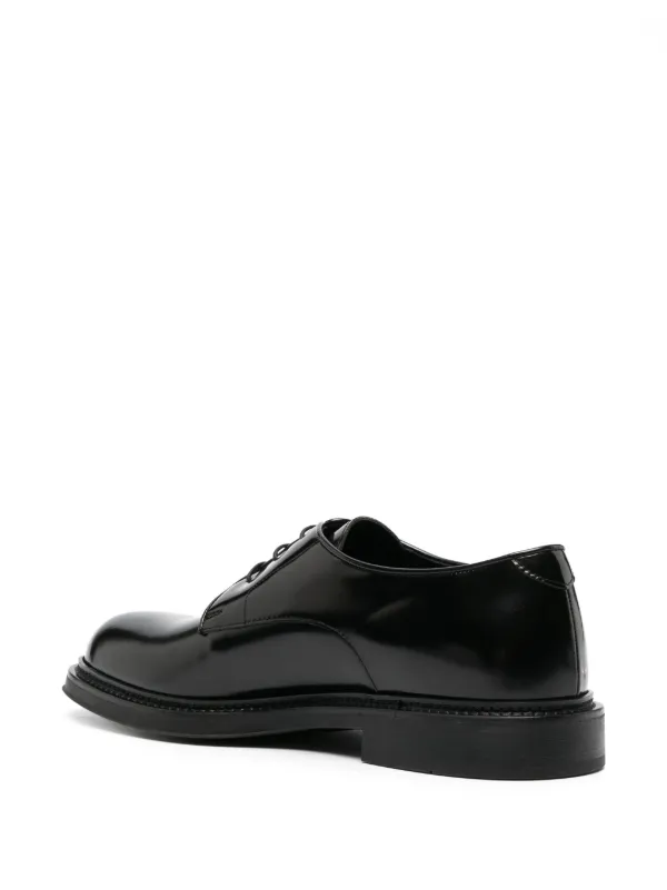 【関税込み】Giorgio Armani ブラック レースアップダービー メンズ レースアップシューズ | 【公式】ジョルジオ アルマーニ