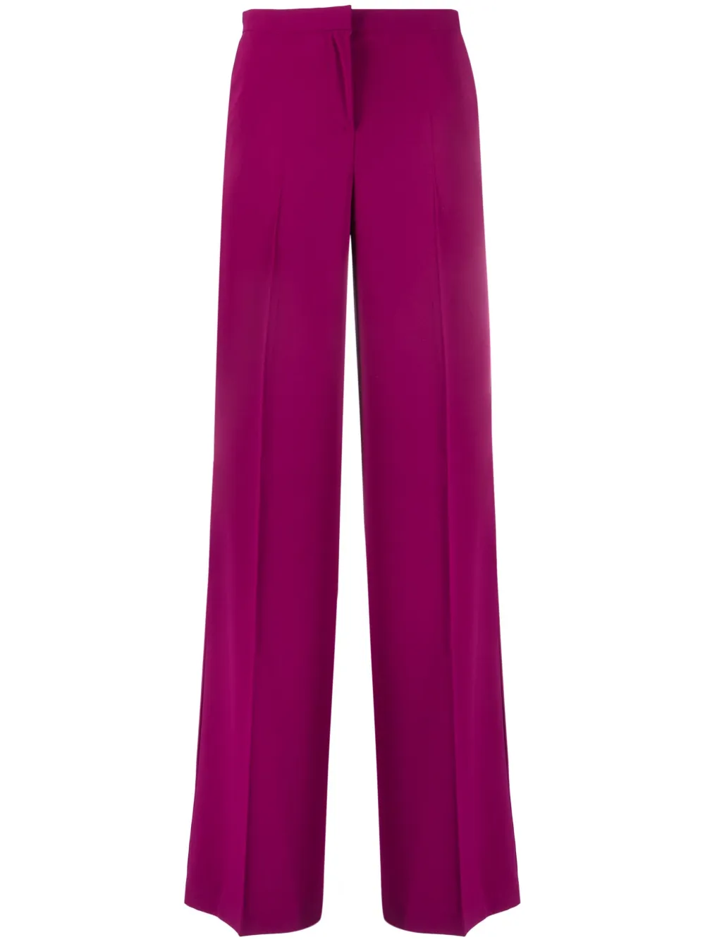 Pinko Tailored Trousers With Belt Loops And Back Pockets In Purple