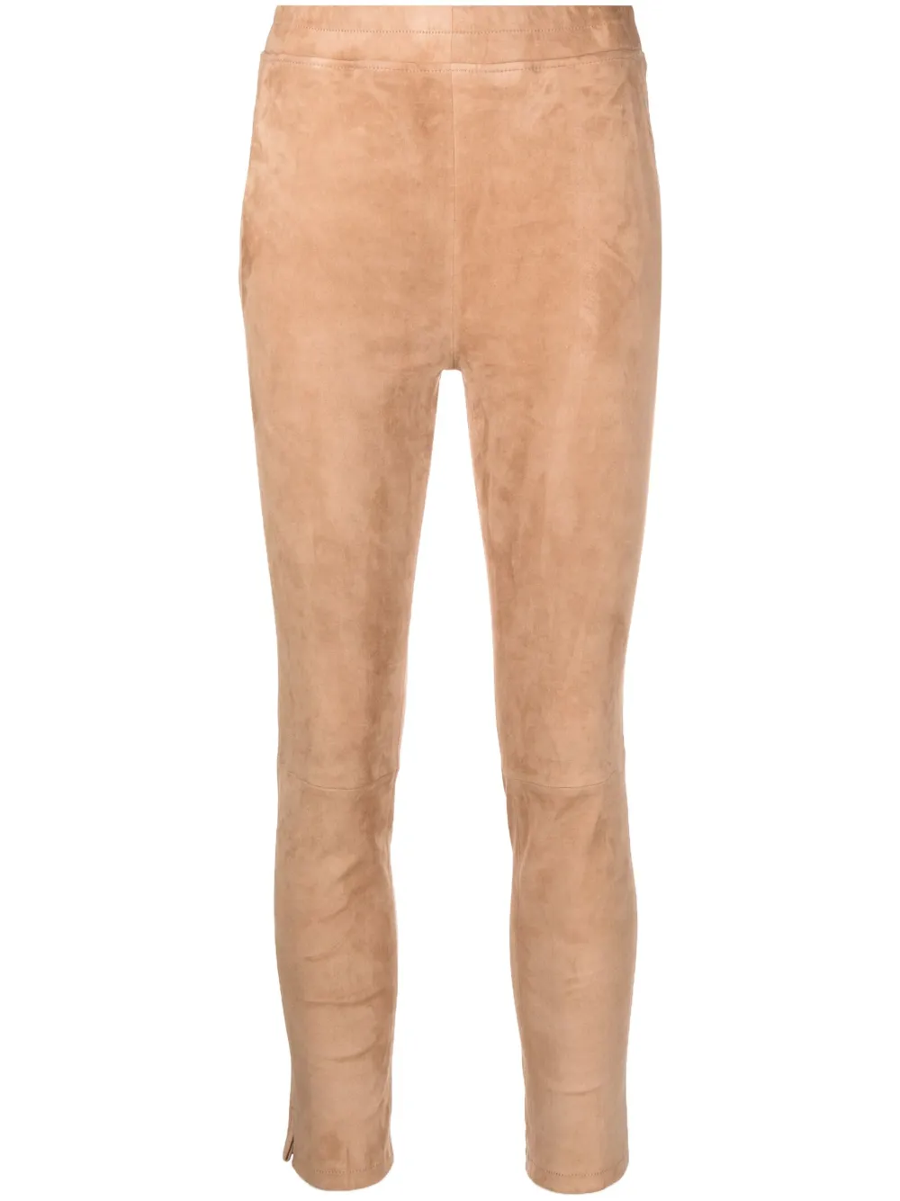 Suede 2024 skinny trousers