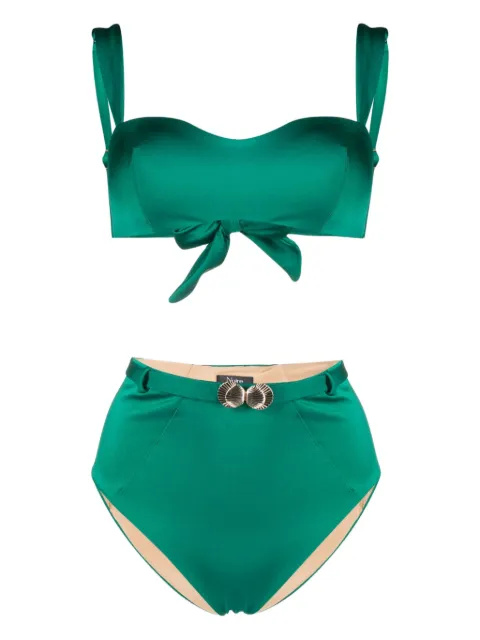 Noire Swimwear seashell-charm bikini set