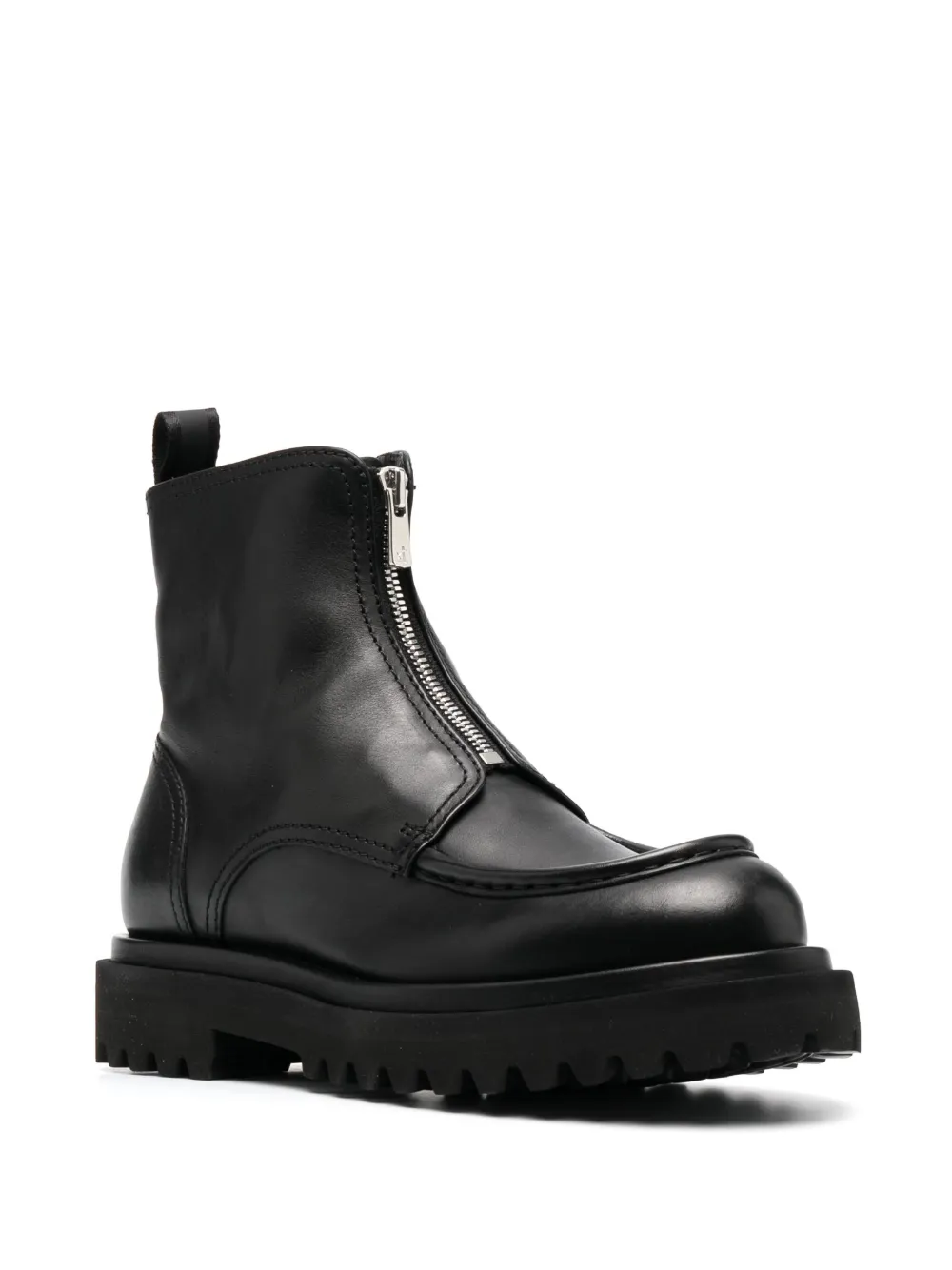 Officine Creative Wisal 006 leren laarzen - Zwart