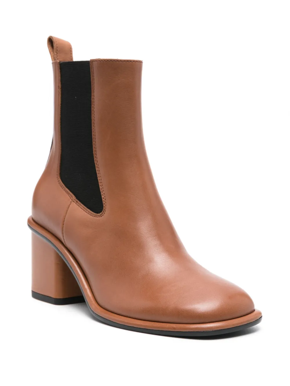 Officine Creative Macy 003 75mm leather boots - Bruin