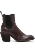 Officine Creative Sydne 001 70mm leather boots - Brown
