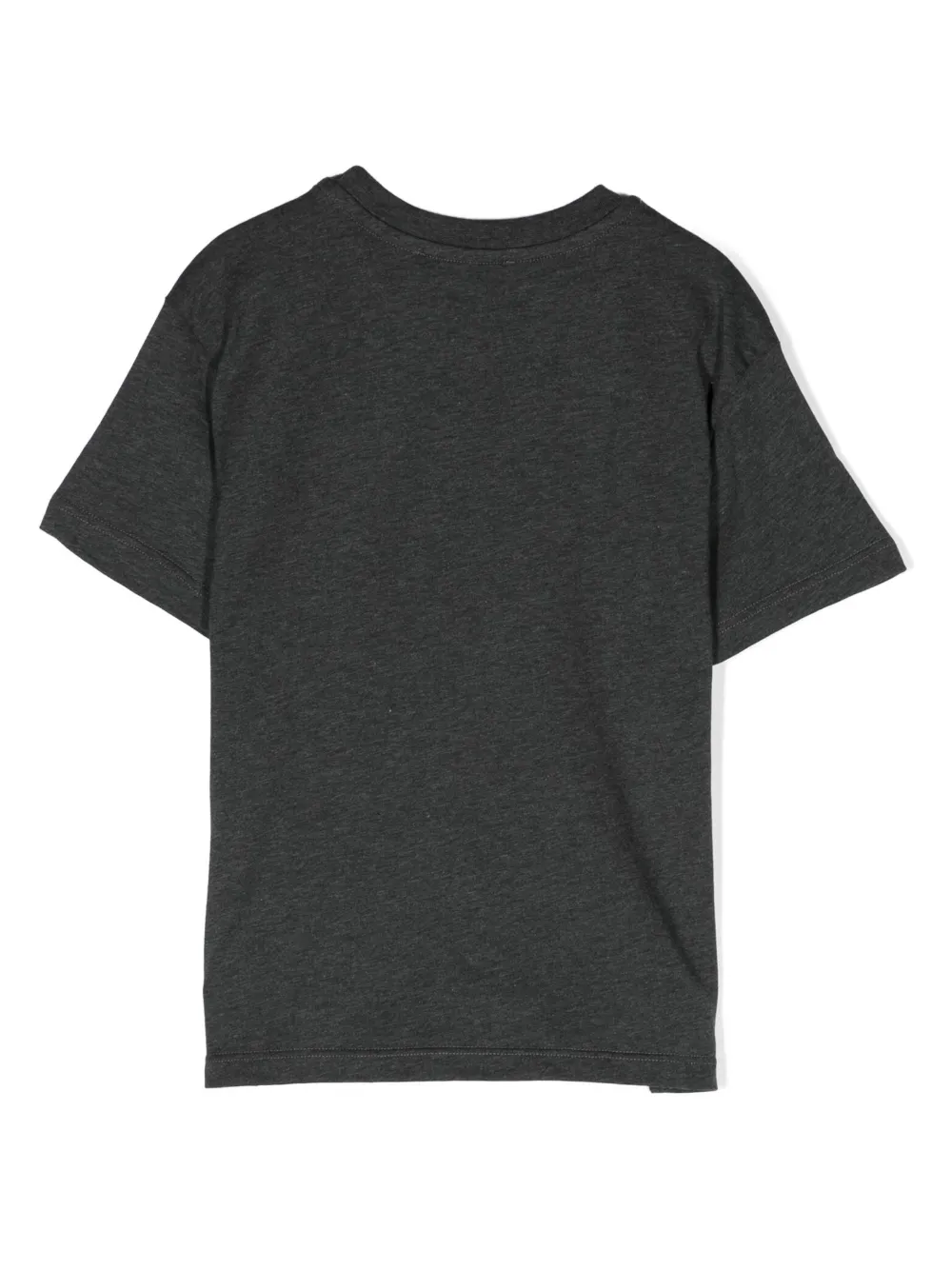 MSGM Kids logo-print cotton T-shirt - Grijs