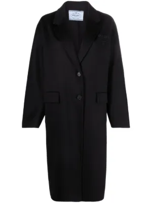 Prada Single Breasted Coats for Women - Shop on FARFETCH