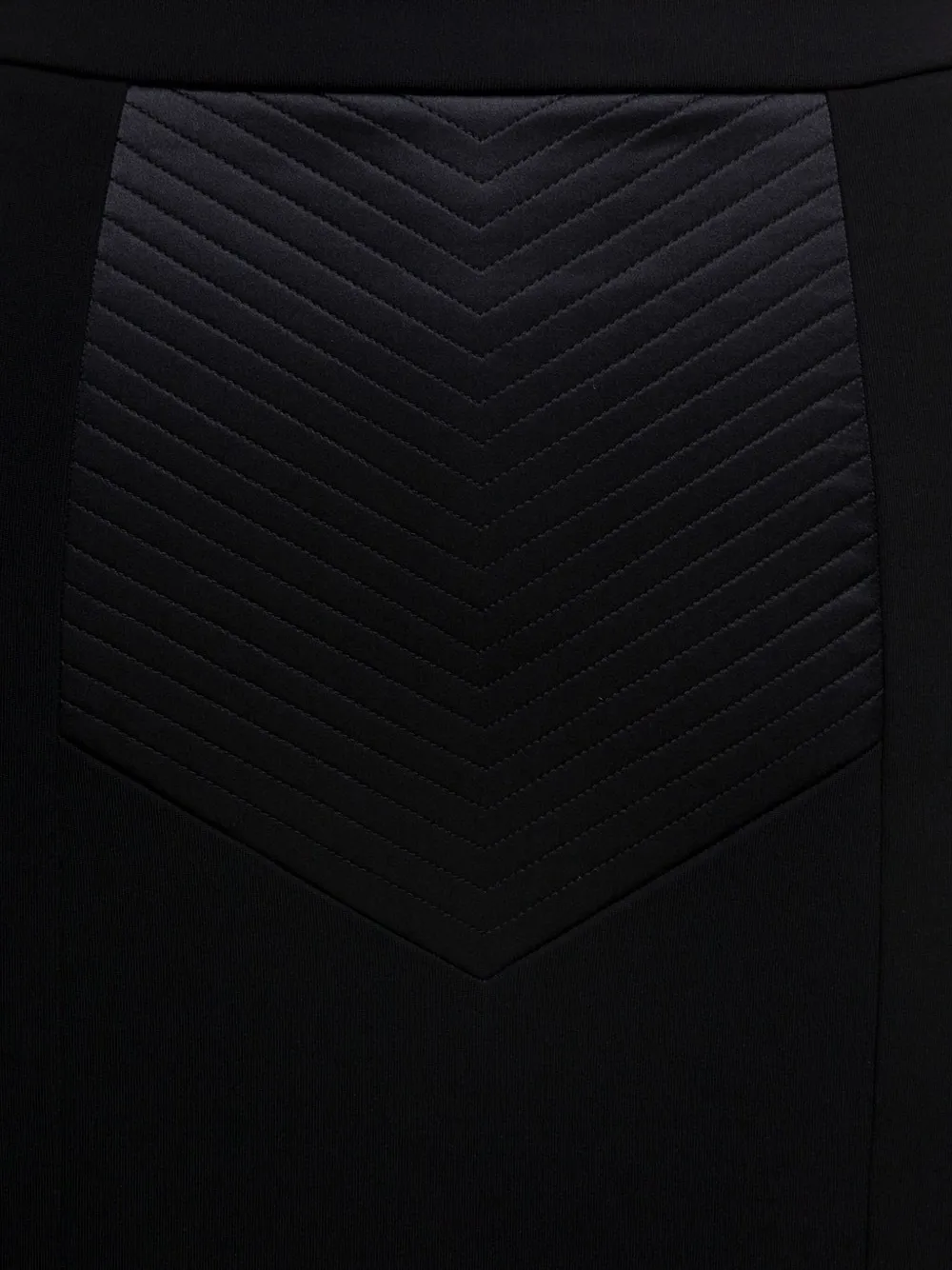 Dolce & Gabbana Midi-kokerrok met chevron vlak Zwart