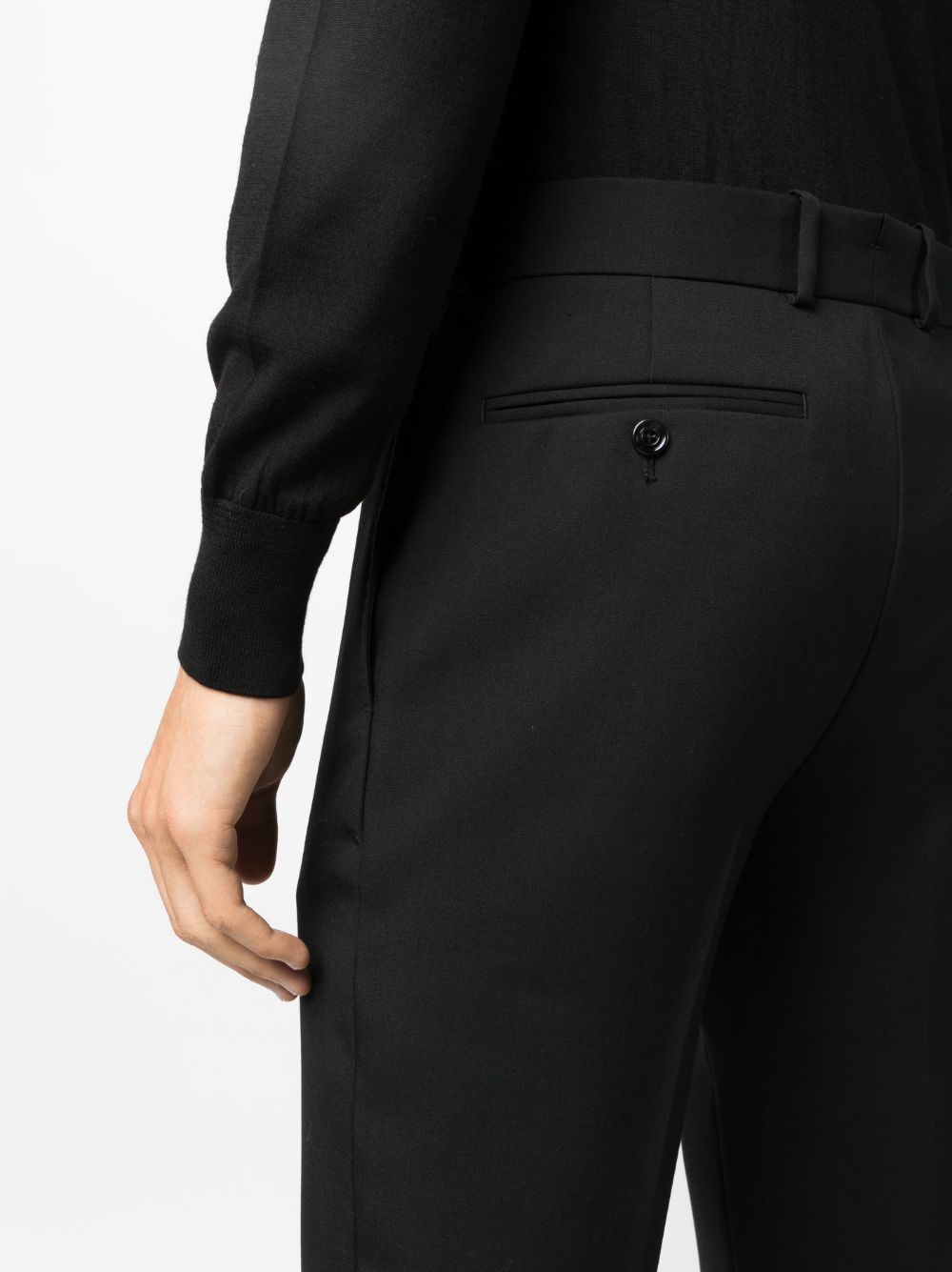 Alexander McQueen mid-rise wool tailored trousers Men