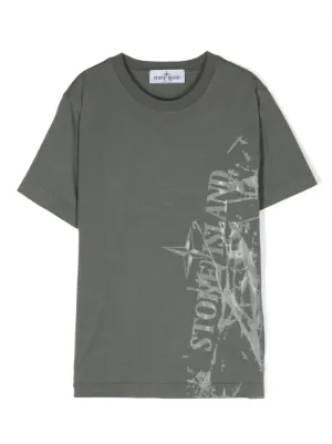 Stone island store t shirt farfetch