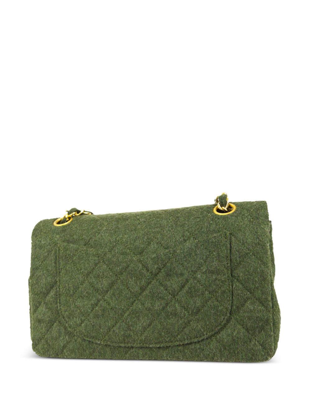 CHANEL Pre-Owned 1989-1991 small Double Flap shoulder bag - Groen