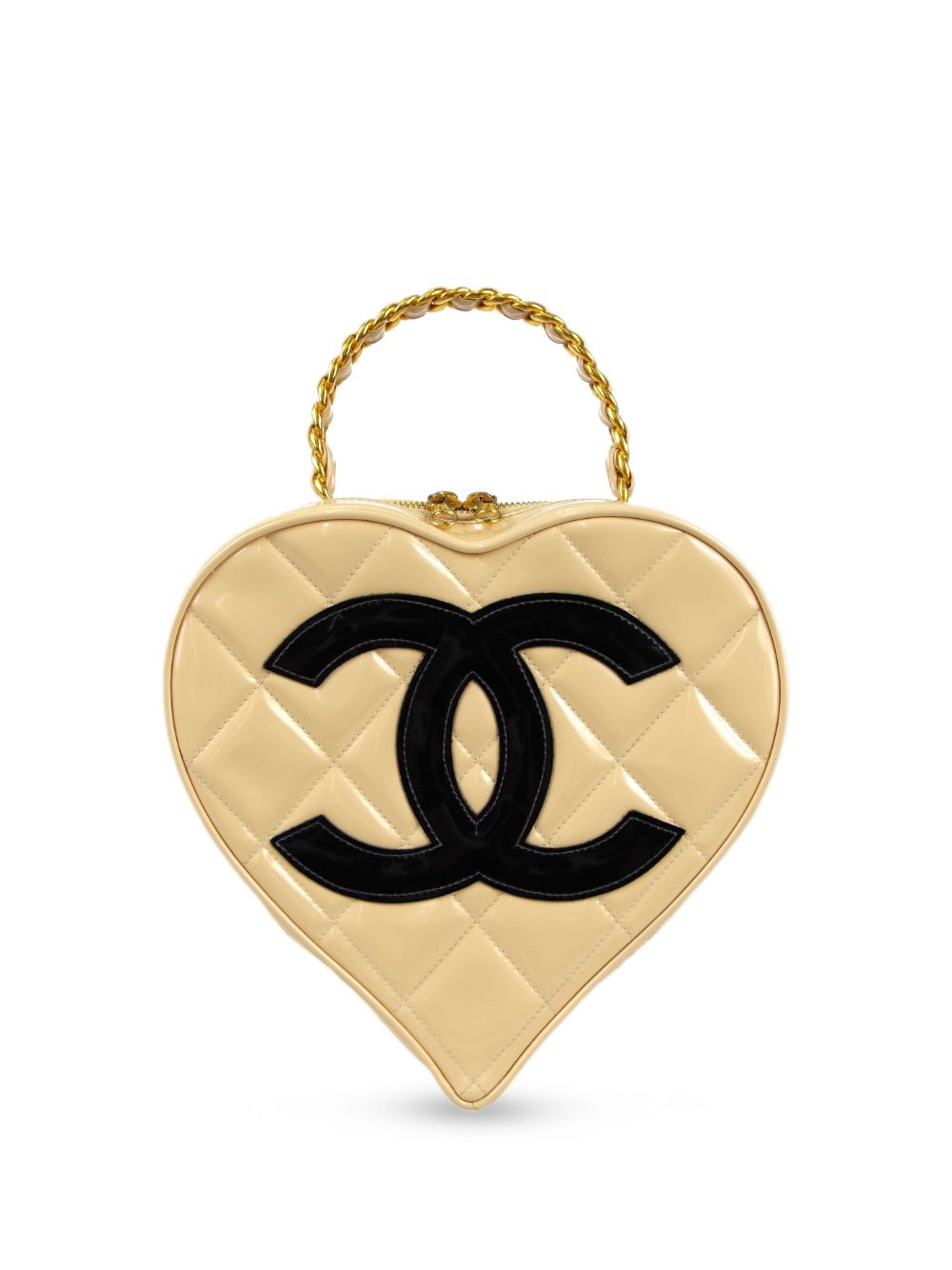 CHANEL 1995 CC patch heart vanity handbag Women