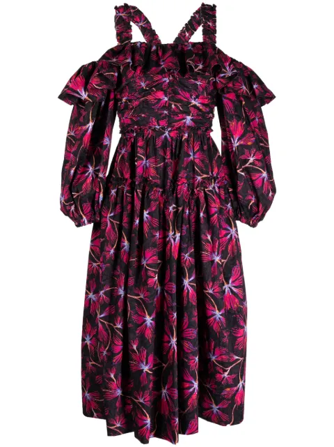 Ulla Johnson vestido midi Caprice