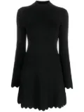 TWINSET cut-out high-neck minidress - Black