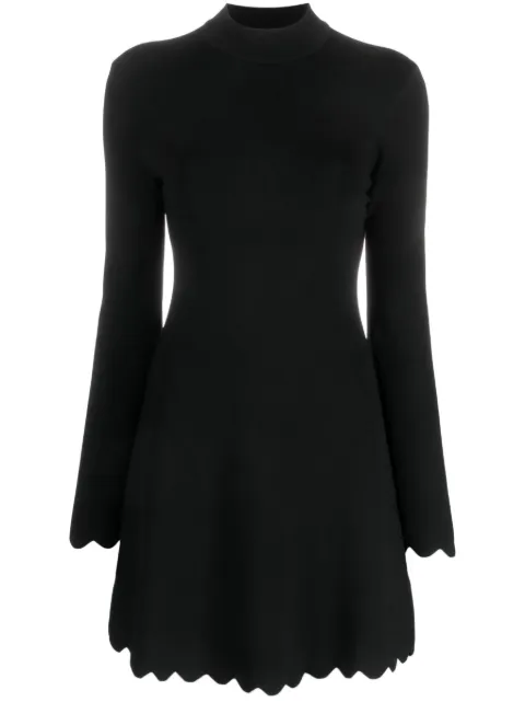 TWINSET cut-out high-neck minidress