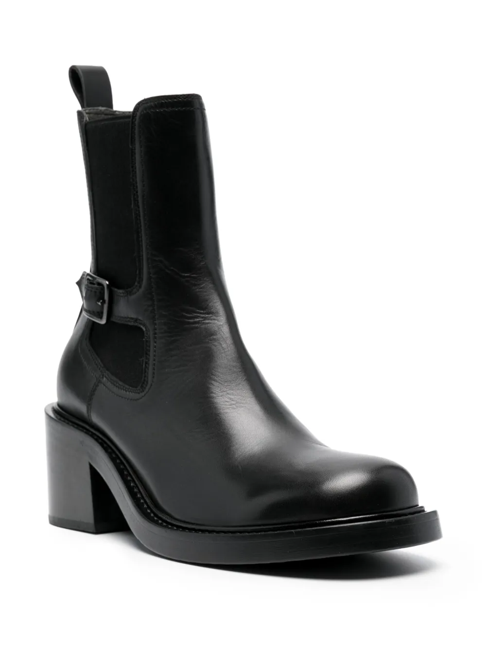 Officine Creative Venus 005 70mm leather boots - Zwart