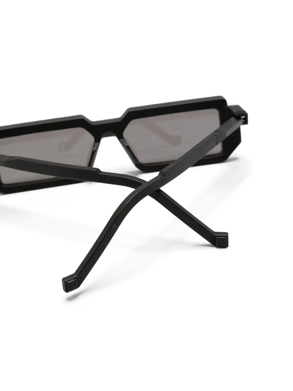 VAVA Eyewear x Ciani CL0019 zonnebril met rechthoekig montuur Zwart