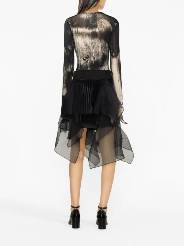 sacai 【サカイ】sacai SUITNG ASYMMETRY アシンメトリー