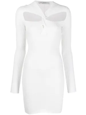 ENTIRE STUDIOS Longsleeve Mini Dress | Grey | FARFETCH PH