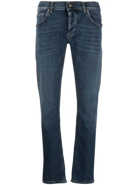 DONDUP jeans rectos con tiro bajo 