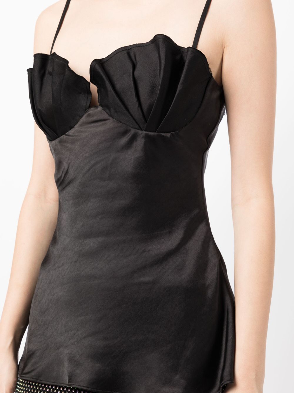 Shop Rachel Gilbert Ryder Satin Top In Black