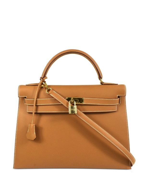 Hermes Epsom Kelly Sellier 32 Gold