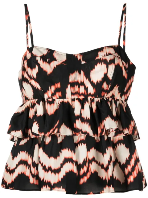 Ulla Johnson top de seda Amrita