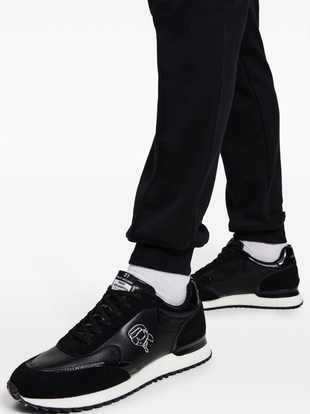 Karl Lagerfeld Velocitor lace-up sneakers Black