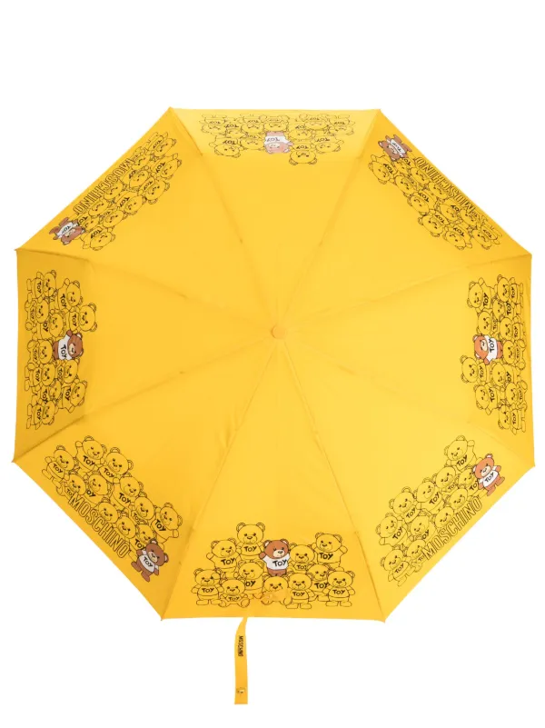 Moschino Teddy Bear-print Umbrella Yellow FARFETCH AO