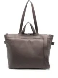 Marsèll logo-debossed leather tote bag - Grey