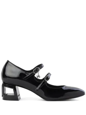 Karl lagerfeld patent leather hot sale shoes
