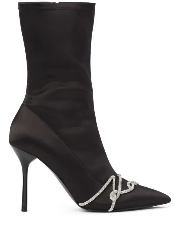 Karl Lagerfeld Sarabande Signia 90mm Boots Black FARFETCH BH