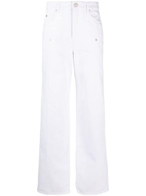 MARANT ÉTOILE straight-leg cotton jeans