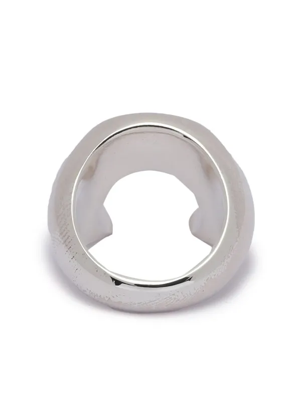 Marine Serre Bague a Ornements Argent FARFETCH MA