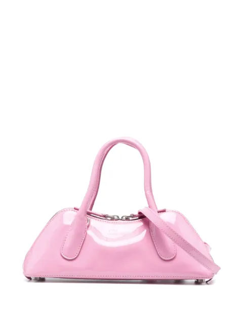 Blumarine tote con acabado brillante