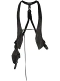 Julius leather holster vest - Black