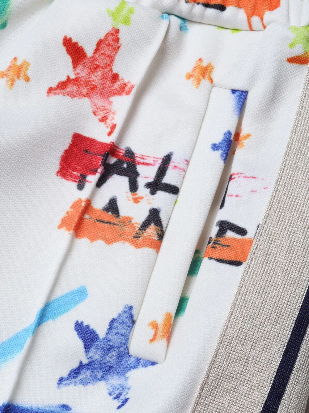 Palm Angels Graphic-print Track Pants In White
