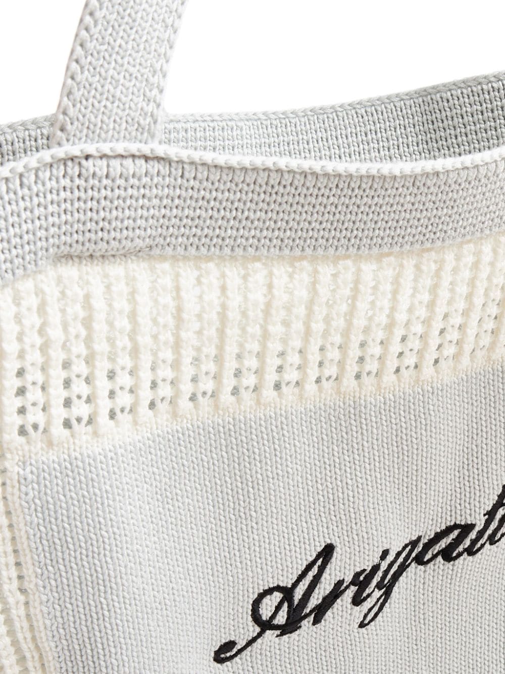 Shop Axel Arigato Logo-embroidered Cotton Tote Bag In Neutrals