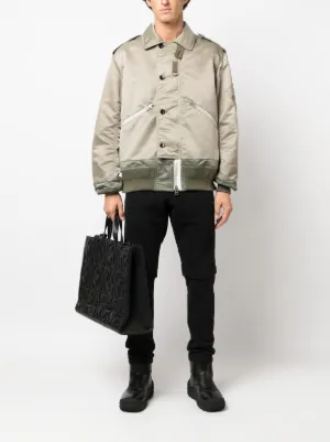Sacai(サカイ)ボンバージャケット - FARFETCH Sacai(サカイ)ボンバージャケット - FARFETCH