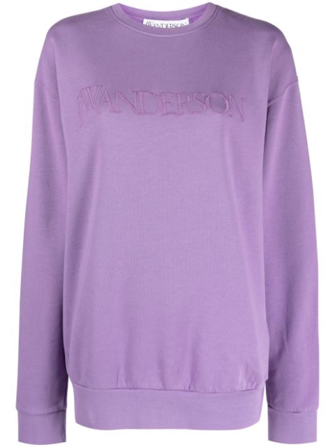 JW Anderson logo-embroidered cotton sweatshirt